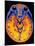 MRI Brain Scan-PASIEKA-Mounted Photographic Print