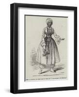 Mrs a Shaw, in the New Opera of The Brides of Venice-null-Framed Giclee Print