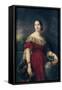 Mrs Aaron Vail (Emilie Salles) 1842-Vicente Lopez y Portana-Framed Stretched Canvas