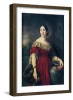 Mrs Aaron Vail (Emilie Salles) 1842-Vicente Lopez y Portana-Framed Giclee Print