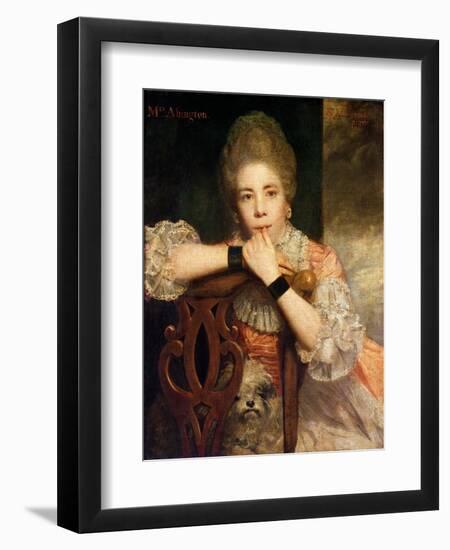 Mrs. Abington, 1771-Sir Joshua Reynolds-Framed Giclee Print