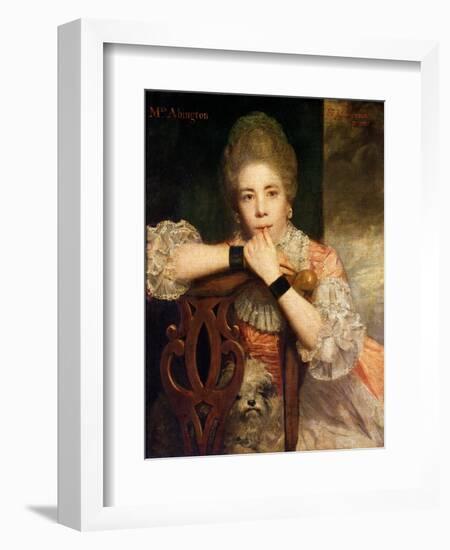 Mrs. Abington, 1771-Sir Joshua Reynolds-Framed Giclee Print