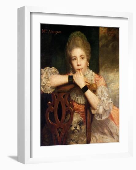 Mrs. Abington, 1771-Sir Joshua Reynolds-Framed Giclee Print