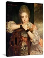 Mrs. Abington, 1771-Sir Joshua Reynolds-Stretched Canvas