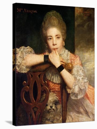 Mrs. Abington, 1771-Sir Joshua Reynolds-Stretched Canvas