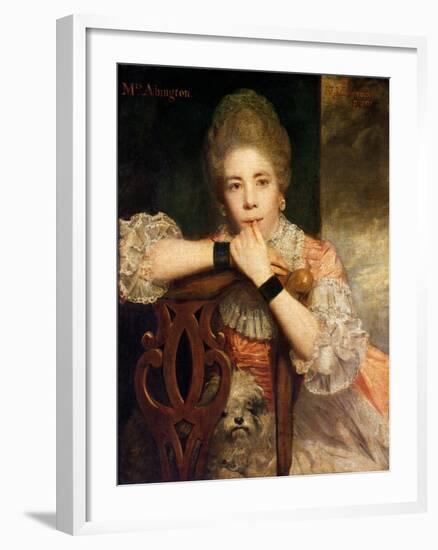 Mrs. Abington, 1771-Sir Joshua Reynolds-Framed Giclee Print