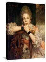 Mrs. Abington, 1771-Sir Joshua Reynolds-Stretched Canvas