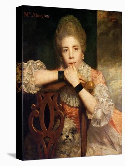 Mrs. Abington, 1771-Sir Joshua Reynolds-Stretched Canvas