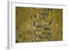 Mrs. Adele Bloch-Bauer. Deatil of dress Oil on canvas (1907) Overall size 138 x 138 cm.-Gustav Klimt-Framed Giclee Print