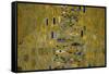 Mrs. Adele Bloch-Bauer. Deatil of dress Oil on canvas (1907) Overall size 138 x 138 cm.-Gustav Klimt-Framed Stretched Canvas