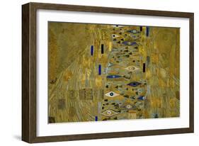 Mrs. Adele Bloch-Bauer. Deatil of dress Oil on canvas (1907) Overall size 138 x 138 cm.-Gustav Klimt-Framed Giclee Print