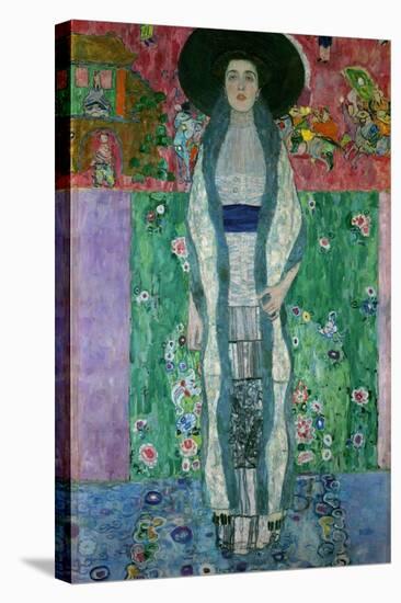 Mrs. Adele Bloch-Bauer II Oil on canvas.-Gustav Klimt-Stretched Canvas