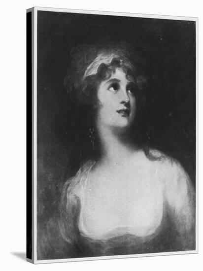 'Mrs. Ann Pitt', c1790, (1917)-George Romney-Stretched Canvas