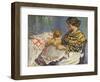 Mrs. B with Her Baby on Her Knees-Nicolas Tarkhoff-Framed Giclee Print