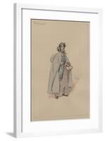 Mrs Bagnet, C.1920s-Joseph Clayton Clarke-Framed Giclee Print