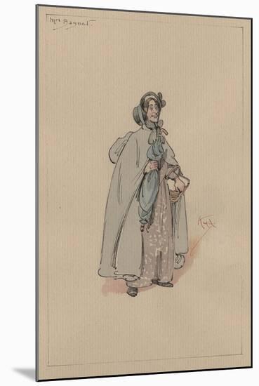 Mrs Bagnet, C.1920s-Joseph Clayton Clarke-Mounted Giclee Print