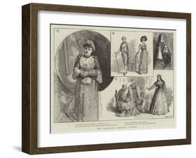 Mrs Bancroft's Tableaux Vivants-null-Framed Giclee Print