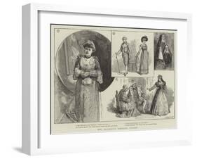 Mrs Bancroft's Tableaux Vivants-null-Framed Giclee Print