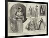 Mrs Bancroft's Tableaux Vivants-null-Framed Giclee Print