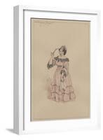 Mrs Bayham Badger, C.1920s-Joseph Clayton Clarke-Framed Giclee Print