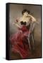 Mrs Bell-Giovanni Boldini-Framed Stretched Canvas