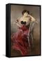 Mrs Bell-Giovanni Boldini-Framed Stretched Canvas