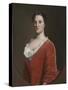 Mrs. Benjamin Lynde, Jr., C.1748-Robert Feke-Stretched Canvas