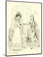 Mrs Bennet Welcomes Lydia and Her Husband-Hugh Thomson-Mounted Giclee Print