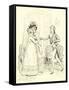 Mrs Bennet Welcomes Lydia and Her Husband-Hugh Thomson-Framed Stretched Canvas