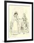 Mrs Bennet Welcomes Lydia and Her Husband-Hugh Thomson-Framed Giclee Print