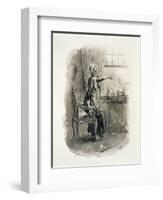 Mrs Betsy Trotwood, from 'Charles Dickens: a Gossip About His Life', by Thomas Archer-Frederick Barnard-Framed Giclee Print