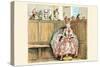 Mrs. Blaize Always Looked Wonderful When She Went to Church-Randolph Caldecott-Stretched Canvas