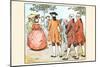 Mrs. Blaize Was Always Followed by Suitors, Even the King-Randolph Caldecott-Mounted Art Print