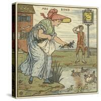 Mrs Bond-Walter Crane-Stretched Canvas