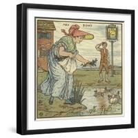 Mrs Bond-Walter Crane-Framed Giclee Print