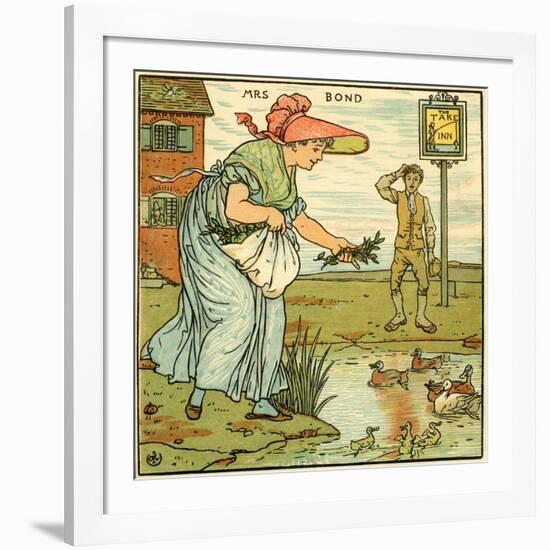 Mrs Bond-Walter Crane-Framed Giclee Print