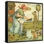 Mrs Bond-Walter Crane-Framed Stretched Canvas