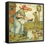 Mrs Bond-Walter Crane-Framed Stretched Canvas