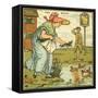 Mrs Bond-Walter Crane-Framed Stretched Canvas