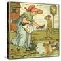 Mrs Bond-Walter Crane-Stretched Canvas