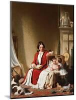 Mrs Bradford Ripley Alden and her Children, 1852-Robert Walter Weir-Mounted Giclee Print