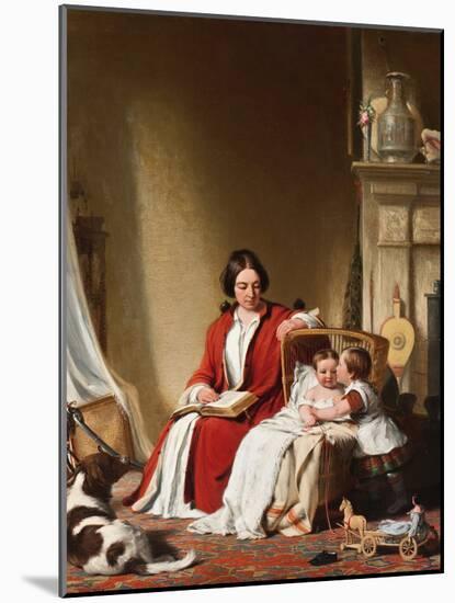 Mrs Bradford Ripley Alden and her Children, 1852-Robert Walter Weir-Mounted Giclee Print
