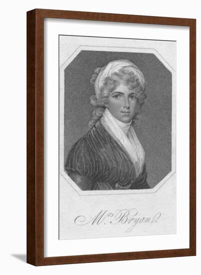 Mrs. Bryan, 1801-Mackenzie-Framed Giclee Print