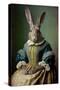 Mrs Bunny-Treechild-Stretched Canvas