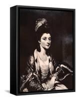 Mrs Callender, of Craigforth, 19th century (1894)-W Dickinson-Framed Stretched Canvas