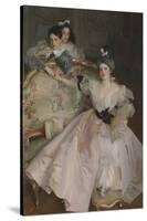 Mrs Carl Meyer and Her Children-John Singer Sargent-Stretched Canvas