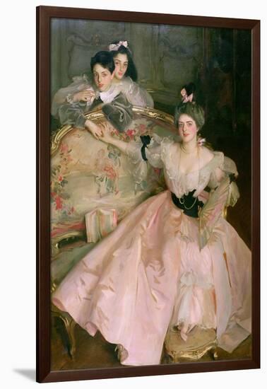 Mrs. Carl Meyer, Later Lady Meyer, and Her Two Children, 1896-John Singer Sargent-Framed Giclee Print