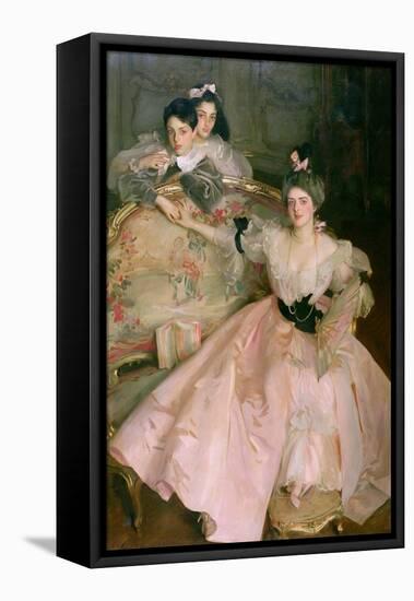 Mrs. Carl Meyer, Later Lady Meyer, and Her Two Children, 1896-John Singer Sargent-Framed Stretched Canvas