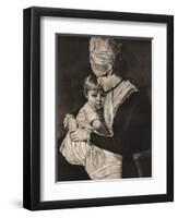 Mrs Carwardine and Child, C1775-George Romney-Framed Giclee Print