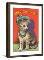 Mrs. Catskill, Greetings from Catskill Mts., NY-null-Framed Art Print